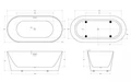 Акриловая ванна BELBAGNO BB416-1700-800 BB416-1700-800