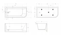 Акриловая ванна BELBAGNO BB712-1700-730-L BB712-1700-730-L