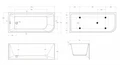 Акриловая ванна BELBAGNO BB712-1700-730-L BB712-1700-730-L