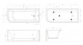 Акриловая ванна BELBAGNO BB712-1700-730-L BB712-1700-730-L