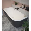 Акриловая ванна CEZARES SLIM CORNER-180-80-60-L-NERO-SET SLIM CORNER-180-80-60-L-NERO-SET - фото 131414