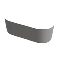 Передняя панель для акриловой ванны METAURO-Central-180-SCR-GRIGIO, 180x5x40 METAURO-Central-180-SCR-GRIGIO