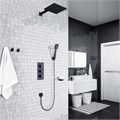Душевая система Timo Tetra-Thermo SX-0179/03SM скрытого монтажа с термостатом, черная матовая SX-0179/03SM - фото 131714