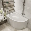 Комплект Акриловая ванна TIMO IVA1595L 150*95*70+Каркас + Слив-перелив+Гидромассаж 6 форсунок+Гидромассаж спины 3 форсунки+Хромотерапия+Фронтальная панель IVA1595L-KTIVA15-SPV1505-T-CM-T-BM-T-CT-FPIVA15L