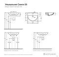 Раковина КЕРАМИН Симпл 55 белый (4810531137634) 4810531137634 Раковина КЕРАМИН Симпл 55 белый (4810531137634) 4810531137634