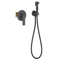 Смеситель встроенный с гигиеническим душем Timo Anni 2789/03SM черный 2789/03SM