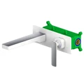 Смеситель для раковины встроенный Timo Torne хром белый (4371/00-16SM) 4371/00-16SM