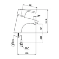 Смеситель для раковины Timo Beverly (0051F orb) 0051F orb