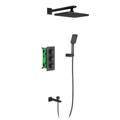 Душевая система встроенная с термостатом Timo Petruma (SX-5049/03SM) черный SX-5049/03SM