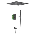 Душевая система встроенная с термостатом Timo Petruma (SX-5019/03SM) черный SX-5019/03SM