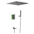 Душевая система встроенная с термостатом Timo Petruma SX-5019/18SM черное золото SX-5019/18SM - фото 134569