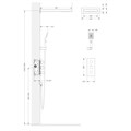 Душевая система встроенная с термостатом Timo Petruma SX-5039/03SM черный SX-5039/03SM