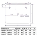 Зеркало Demure LED 1200x800 ЗЛП469