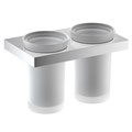 Стакан для зубных щеток двойной Timo Petruma 15234/00 хром 15234/00 - фото 134707