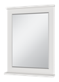 Марта - 60 Зеркало в раме белая эмаль (глянец) П-Мрт02060-011