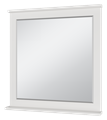 Марта - 80 Зеркало в раме белая эмаль (глянец) П-Мрт02080-011