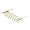 Полка для полотенец Timo Petruma 15258/17 золото матовое 15258/17