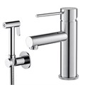 Смеситель для раковины с гигиеническим душем Timo Saona 2360/00G хром 2360/00G - фото 134978