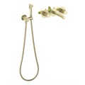 Смеситель для раковины встроенный с термостатом, с гигиеническим душем Timo Saona 2383/17SM золото матовое 2383/17SM Смеситель для раковины встроенный с термостатом, с гигиеническим душем Timo Saona 2383/17SM золото матовое 2383/17SM