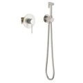 Смеситель встроенный с гигиеническим душем Timo Saona никель (2389/13SM) 2389/13SM