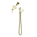 Смеситель встроенный с гигиеническим душем Timo Saona 2389/17SM золото матовое 2389/17SM