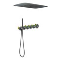 Душевая система встроенная с термостатом Timo Saona SX-2319/18SM черное золото SX-2319/18SM Душевая система встроенная с термостатом Timo Saona SX-2319/18SM черное золото SX-2319/18SM
