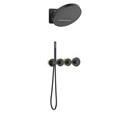 Душевая система встроенная с термостатом Timo Saona SX-2329/03SM черный SX-2329/03SM