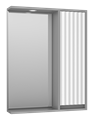 BALATON - 65 Зеркало-шкаф правый, комб. серый BAL-04065-01-01П