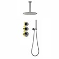 Душевая система встроенная с термостатом Timo Saona SX-2399/18SM черное золото SX-2399/18SM