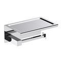 Бумагодержатель с полкой для телефона Timo Selene 10044/00 хром 10044/00 - фото 135844