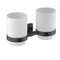 Стакан для зубных щеток двойной Timo Selene 12034/03 черный 12034/03 - фото 135970