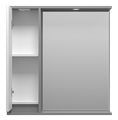 BALATON - 80 Зеркало-шкаф левый, комб. серый BAL-04080-01-01Л