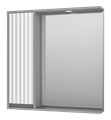BALATON - 80 Зеркало-шкаф левый, комб. серый BAL-04080-01-01Л