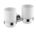 Стакан для зубных щеток двойной Timo Saona 13034/00 хром 13034/00 - фото 136088