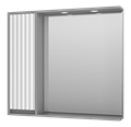 BALATON - 90 Зеркало-шкаф левый, комб. серый BAL-04090-01-01Л