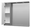 BALATON - 90 Зеркало-шкаф левый, комб. серый BAL-04090-01-01Л