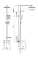 Душевая система Timo Selene SX-1013/00z хром SX-1013/00z