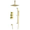 Душевая система встроенная с термостатом Timo Selene SX-2229/17SM золото матовое SX-2229/17SM