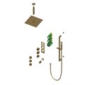 Душевая система встроенная с термостатом Timo Selene SX-2229/17SM золото матовое SX-2229/17SM