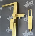 Смеситель напольный для ванны с душем Timo Selene 2210/17Y-CR золото матовое 2210/17Y-CR