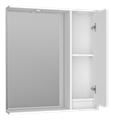 BALATON - 75 Зеркало-шкаф правый, белый BAL-04075-01-П
