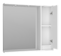 BALATON - 90 Зеркало-шкаф правый, белый BAL-04090-01-П