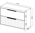 Тумба под раковину VIANT СИЦИЛИЯ 50 подвесная белый (VSIC50MDBEL-T2YP) VSIC50MDBEL-T2YP