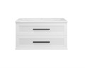 Модерн -100 Тумба напольная  2 ящ. белая мат.эмаль + раковина - копия 37169