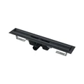 APZ1BLACK-750 Водоотводящий желоб с порогами для перфорированной решетки, черный-мат APZ1BLACK-750