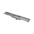 Alcaplast  APZ6 Professional Водоотводящий желоб с порогами для цельной решетки низкий, вертикальный слив, 650 мм  APZ1106-650 APZ1106-650 - фото 138051