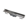 Alcaplast  APZ16 Wall Водоотводящий желоб для перфорированной решетки с фиксированным воротником к стене вертикальный сток, 650 мм  APZ1016-650 APZ1016-650 - фото 138703