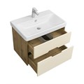 Тумба ОЛИВИЯ 70, бежевый, дуб велл (под раковину АДРИАНА 70) 1A254301OLVG0