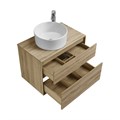 Тумба ЛИБЕРТИ 75, 2 ящ., подвесная, дуб эльвезия (под раковину ЭЛИНА 75, MILA 35, MILA 40, ОДРИ 42) 1A279501LYC70