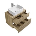 Тумба ЛИБЕРТИ 75, 2 ящ., подвесная, дуб эльвезия (под раковину ЭЛИНА 75, MILA 35, MILA 40, ОДРИ 42) 1A279501LYC70